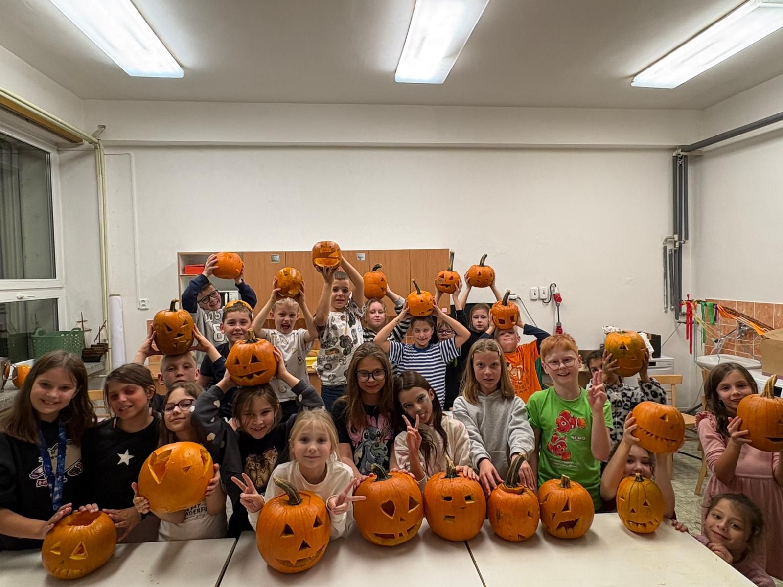 Spaní ve školní družině ovládl HALLOWEEN!