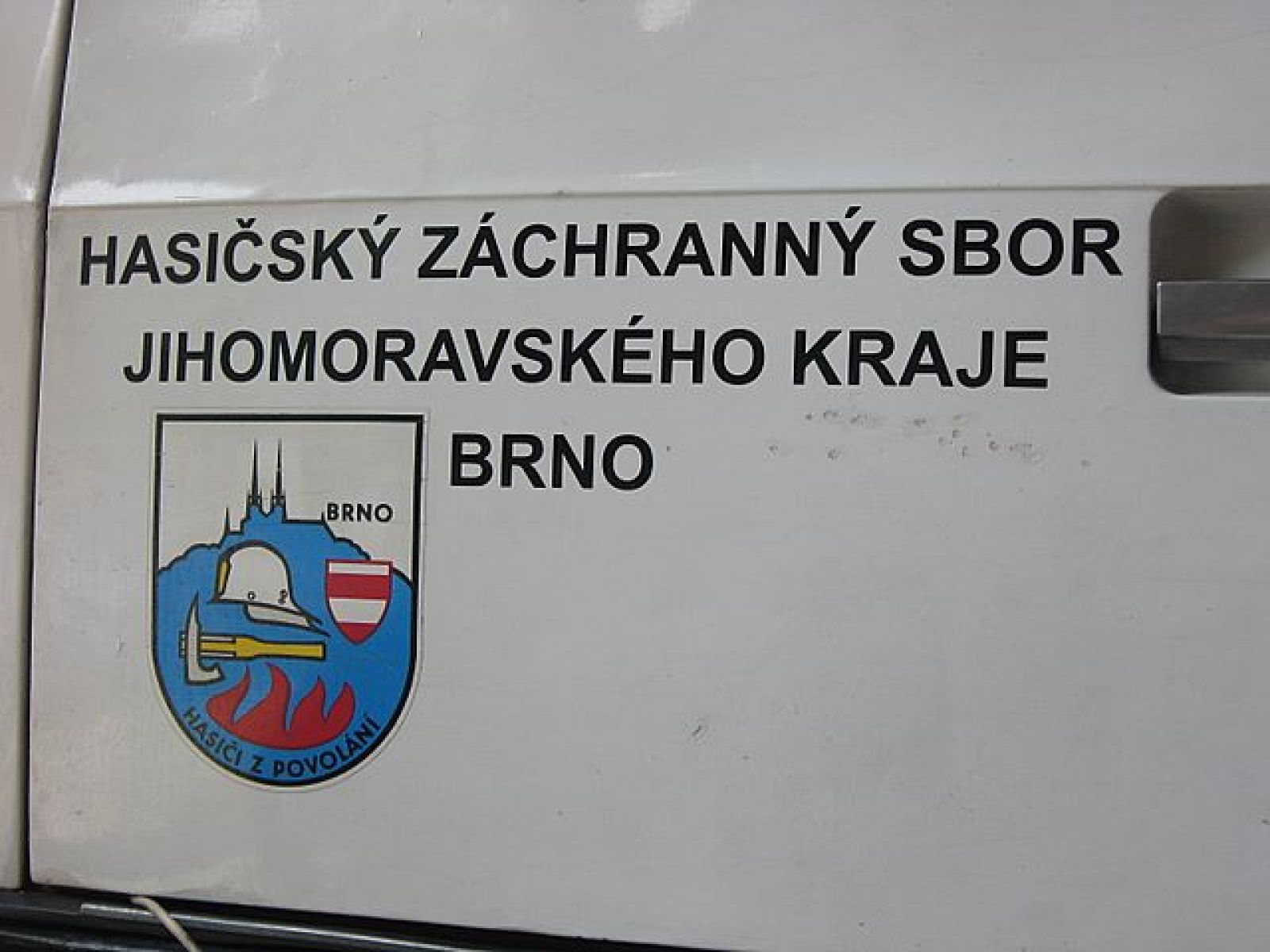 Návštěva u hasičů