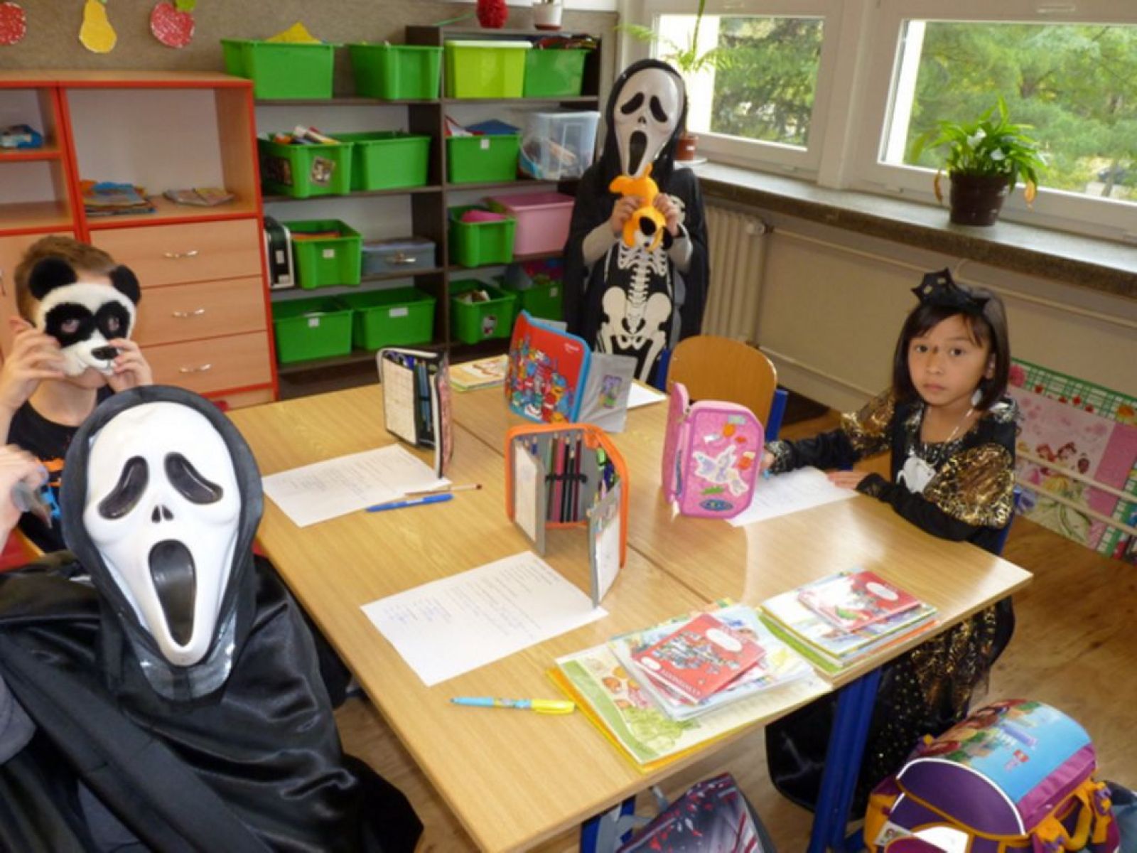 Hallowenské učení u druháků